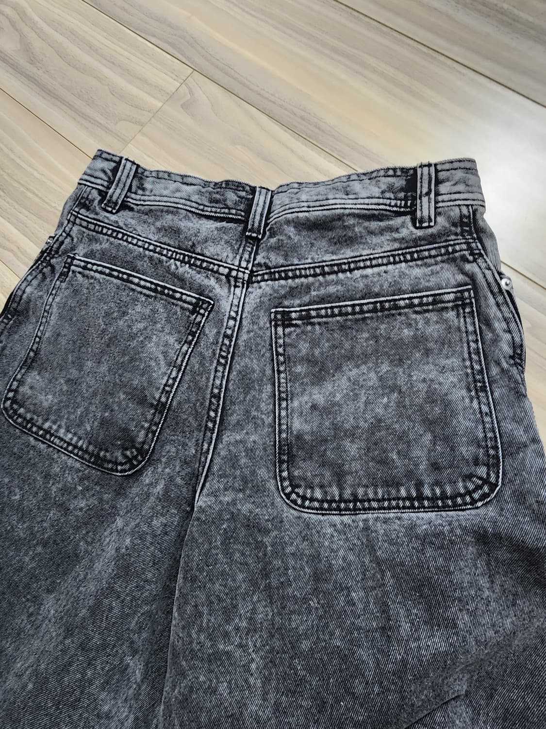 에잇세컨즈스톤워싱절개데님팬츠청바지 상품이미지8