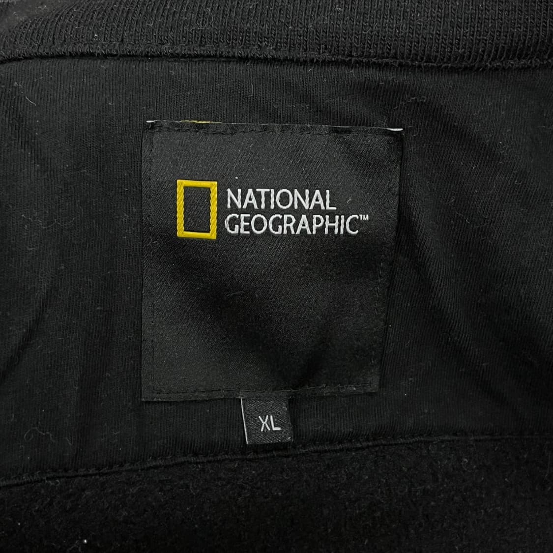 [정품/XL] 내셔널지오그래픽 블랙 기모 자켓 b10 상품이미지5