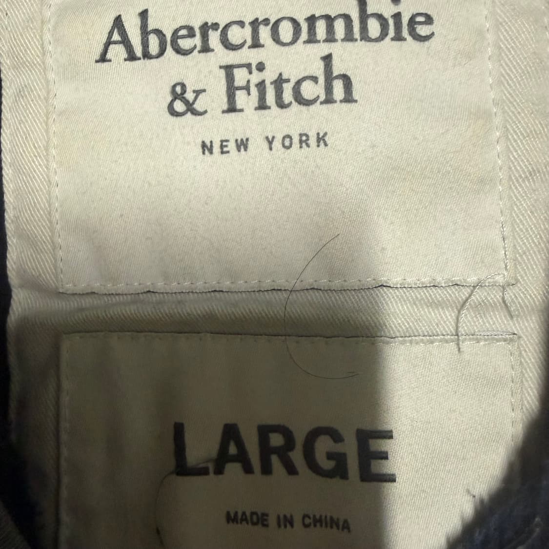 아베크롬비 네이비 후드집업 L 상품이미지3