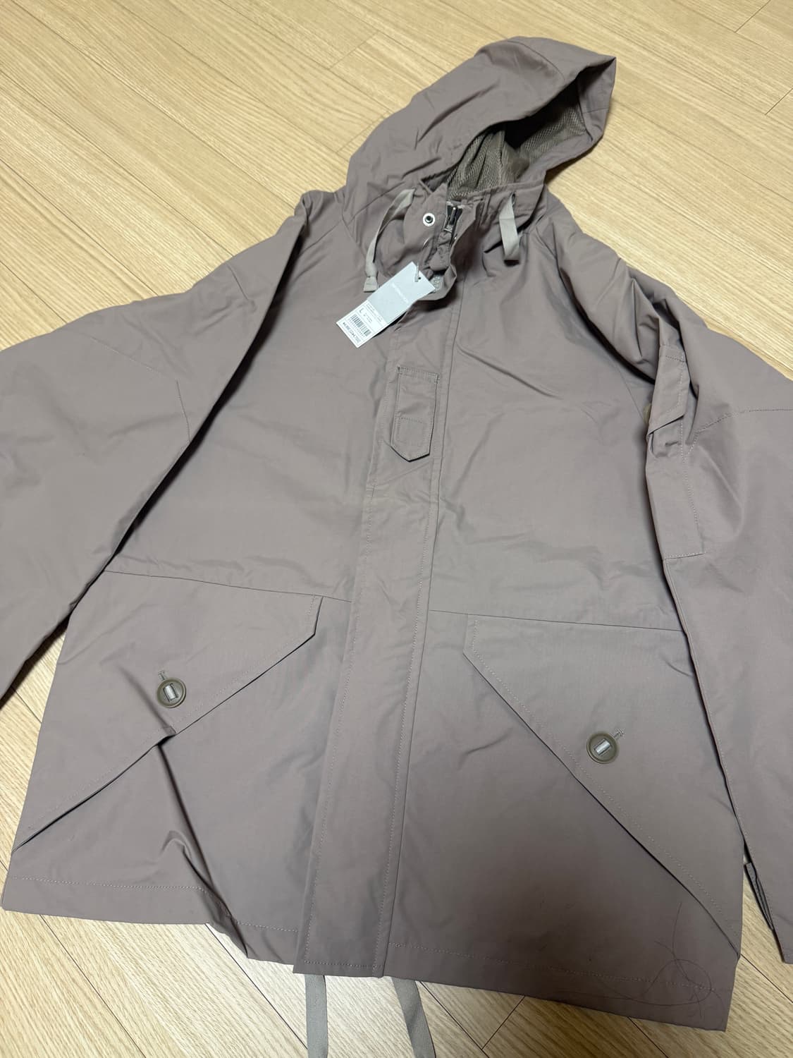 L) 69,000원 올드 빈티지 유니클로 발수자켓 카키 베이지 상품이미지6