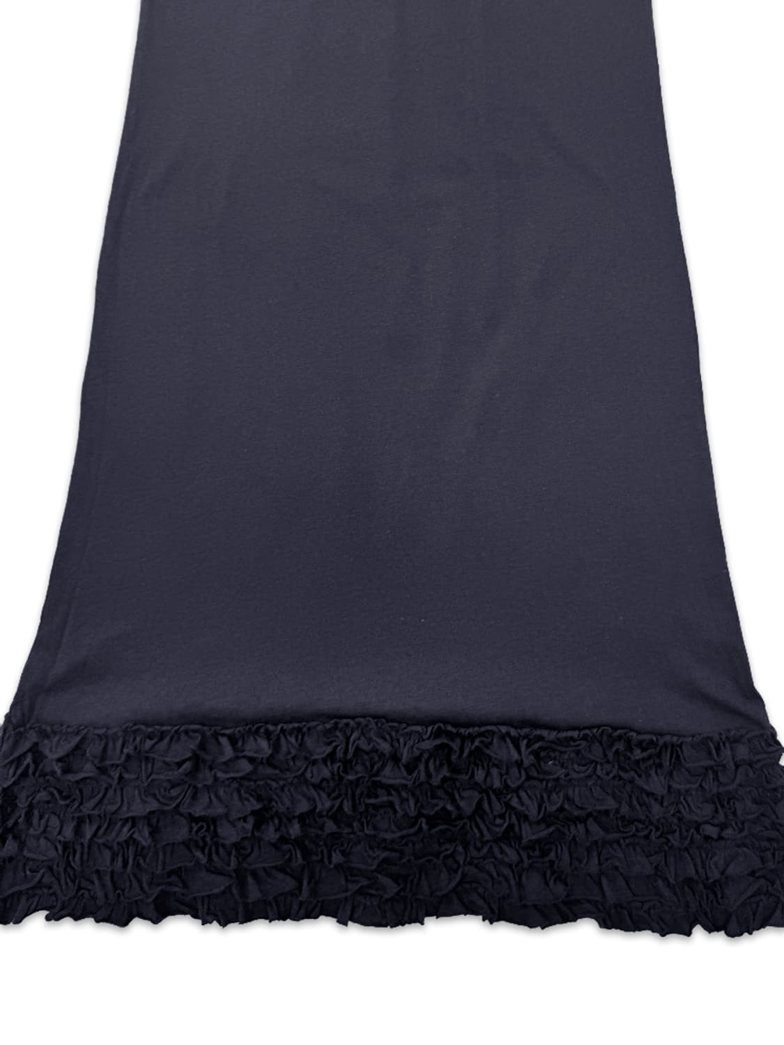 빈티지 네이비 프릴 레이어드 미디 원피스 상품이미지3