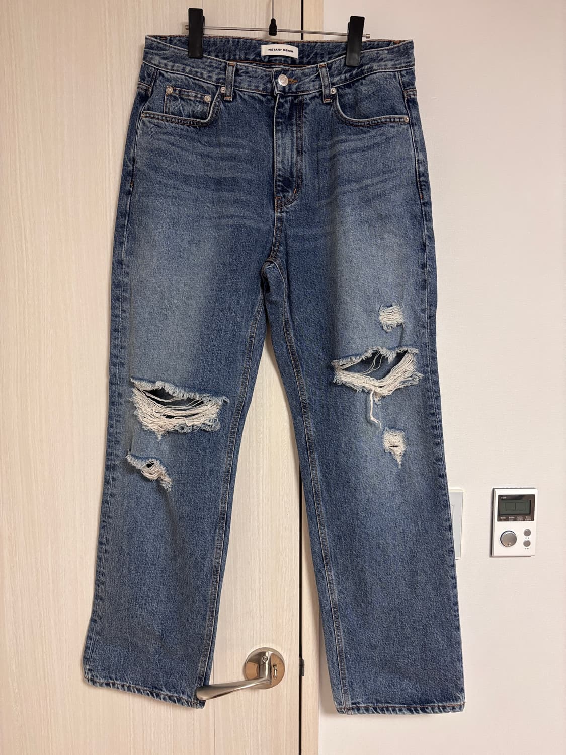 32 브랜디드 51051 KURABO 쿠라보 찢청 데님 팬츠 상품이미지2