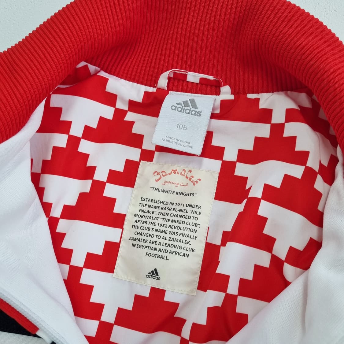 빈티지 아디다스 이집트 ZAMALEK 져지 - 105 상품이미지10