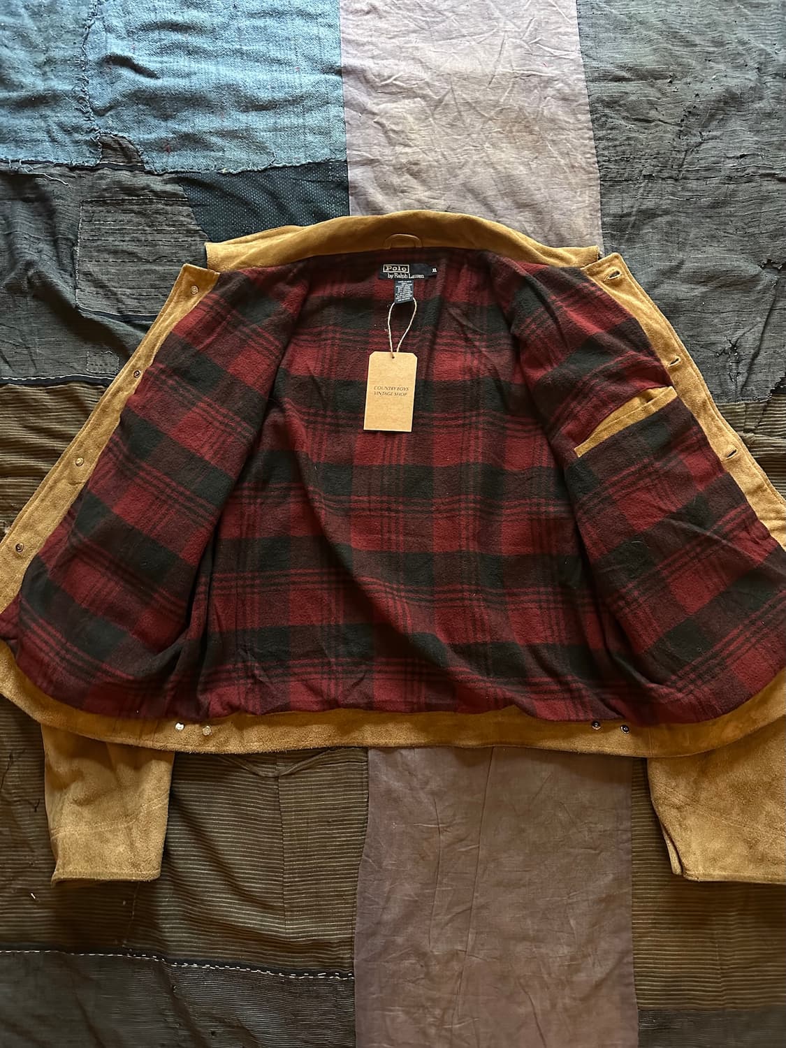 90s 빈티지 폴로 랄프로렌 덩가리 스웨이드 자켓 rrl 상품이미지8