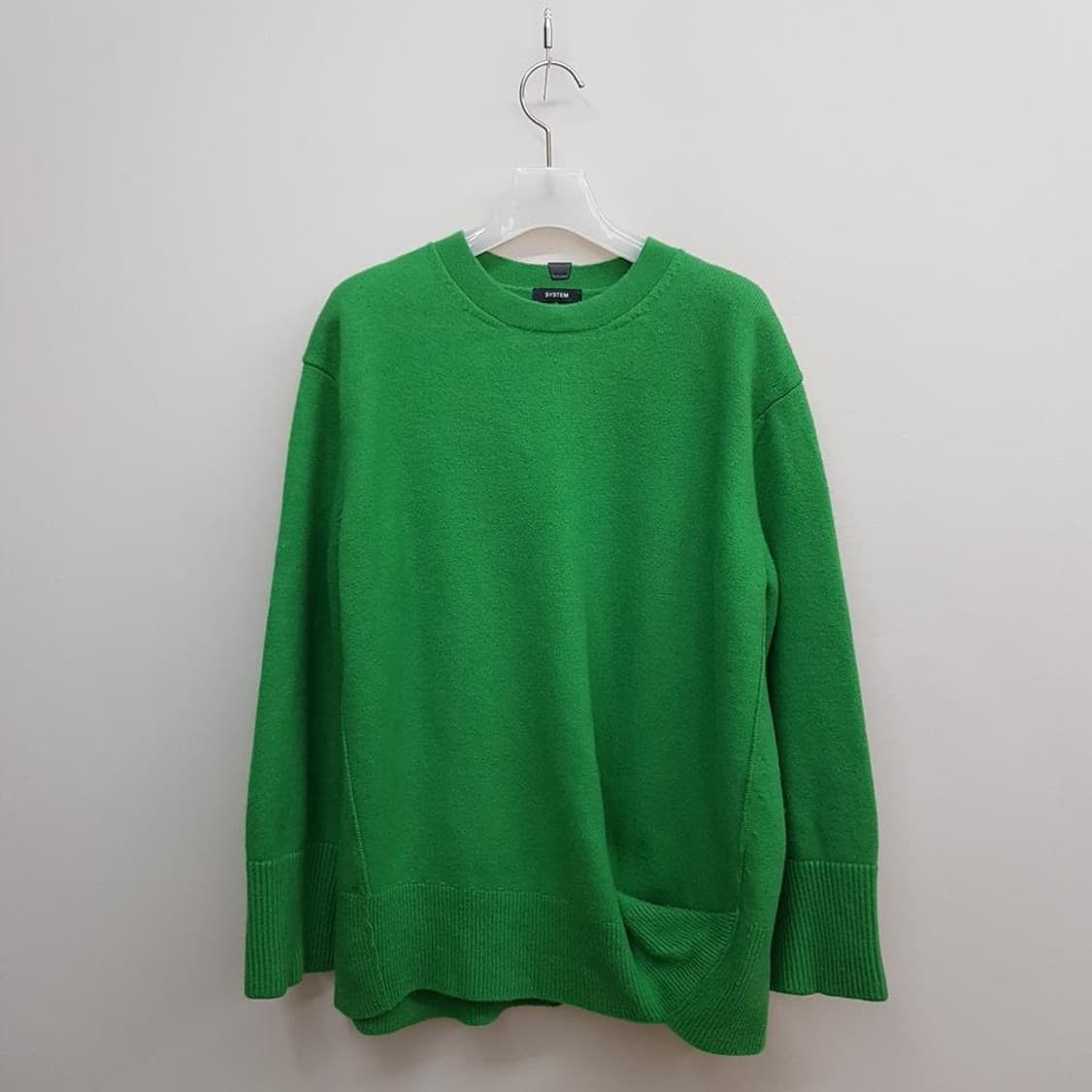 한섬 시스템  2023 루즈핏 울 니트 스웨터  F사이즈 상품이미지1
