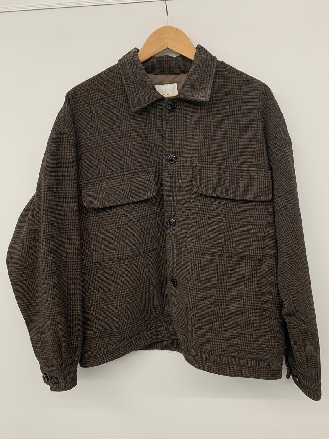 Jun red 재패니즈 체크 울 자켓 상품이미지3