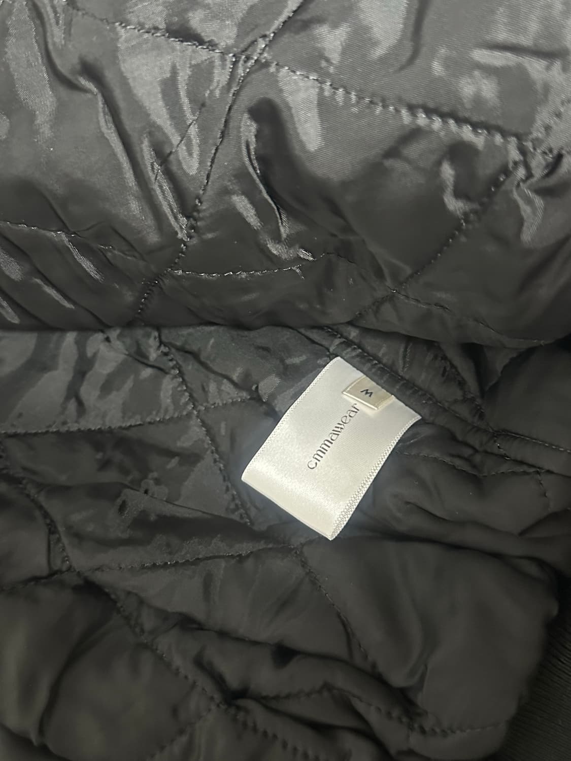 [M] cmmawear 커마웨어 C 라운드 봄버 브라운 상품이미지5