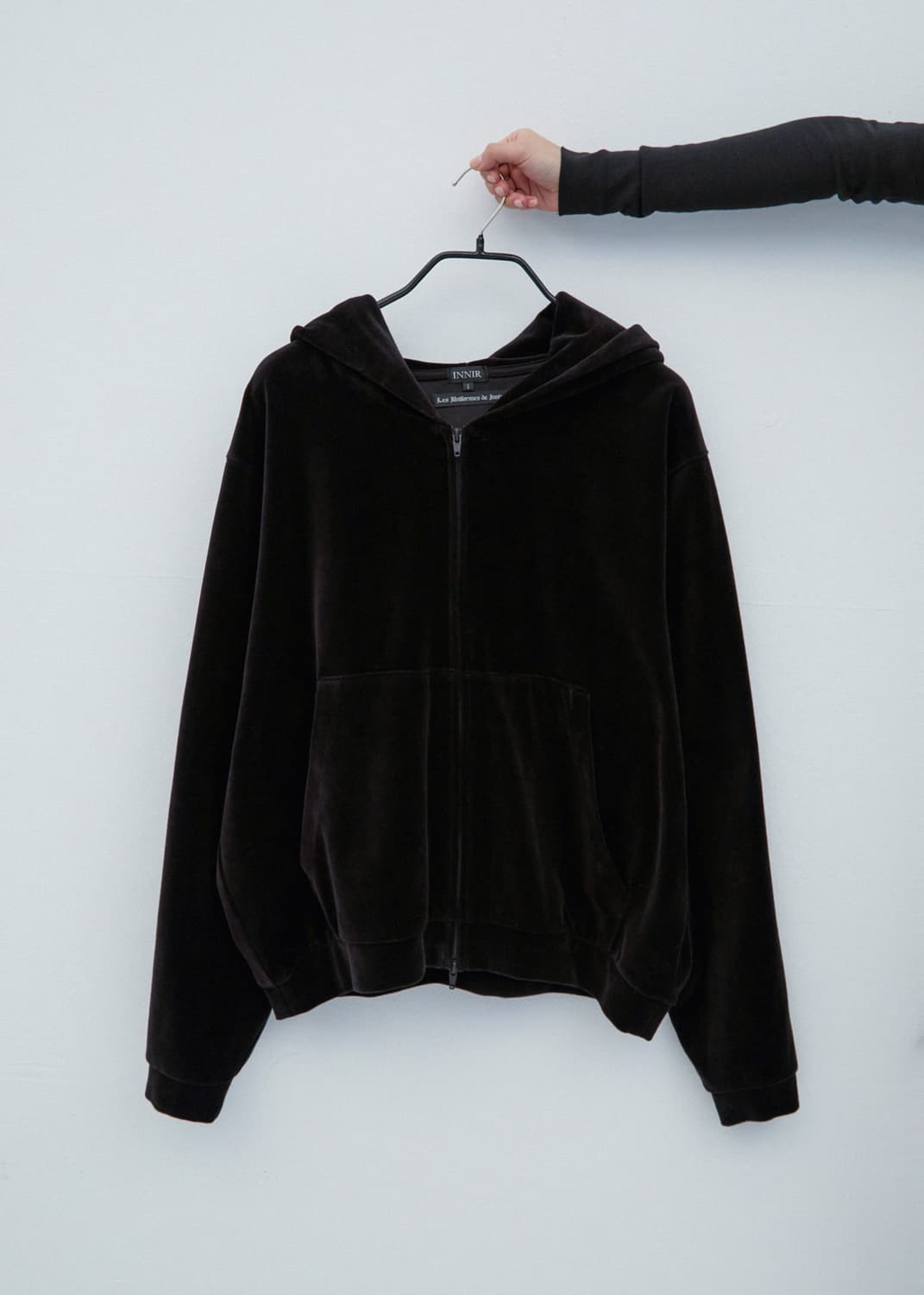 이니어 254 벨루어 후디 집 2사이즈  상품이미지1