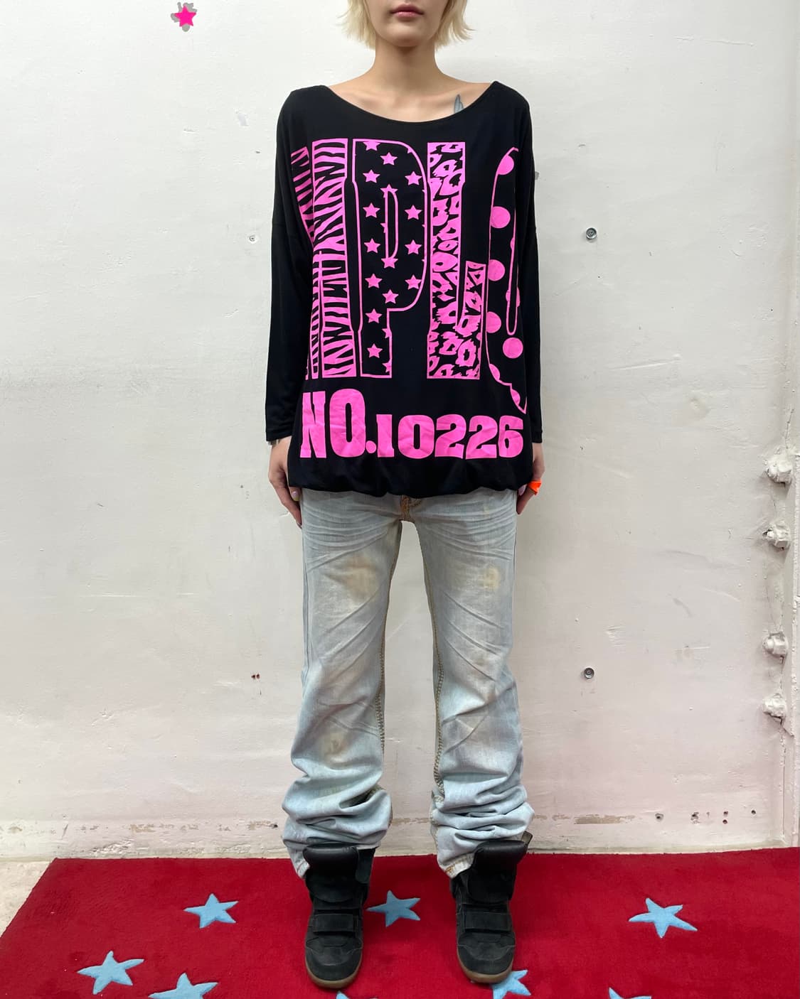 Pink Star, Leopard, Dot Black Sleeve 상품이미지4