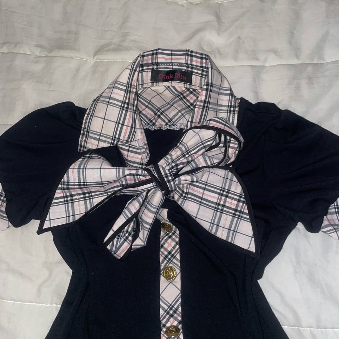 pinkmix 핑크믹스 셔츠 희귀매물 유일매물 캐캐체 빈티지 블라우스 상품이미지2