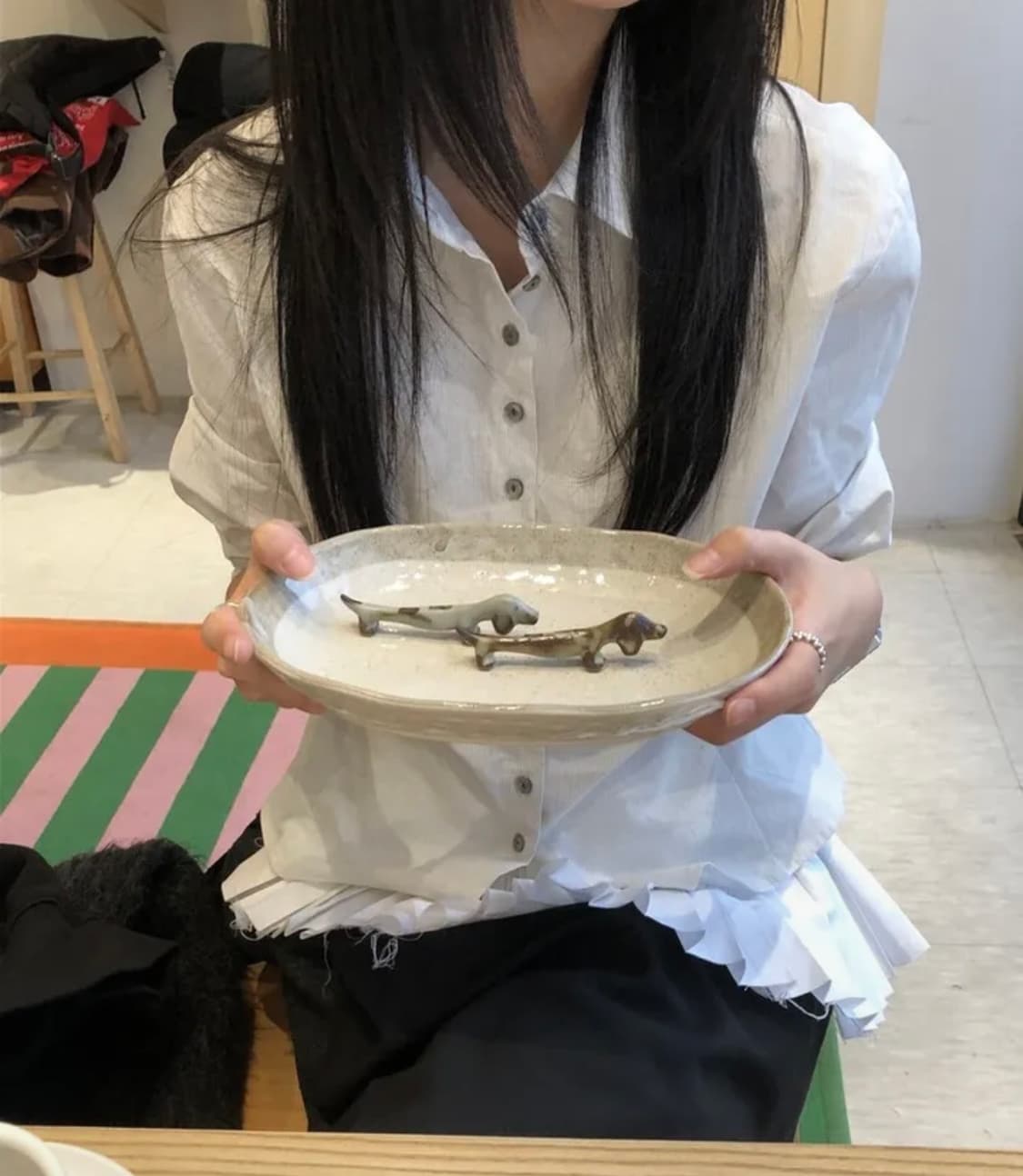 튜프티 127room 버튼 셔츠 상품이미지1