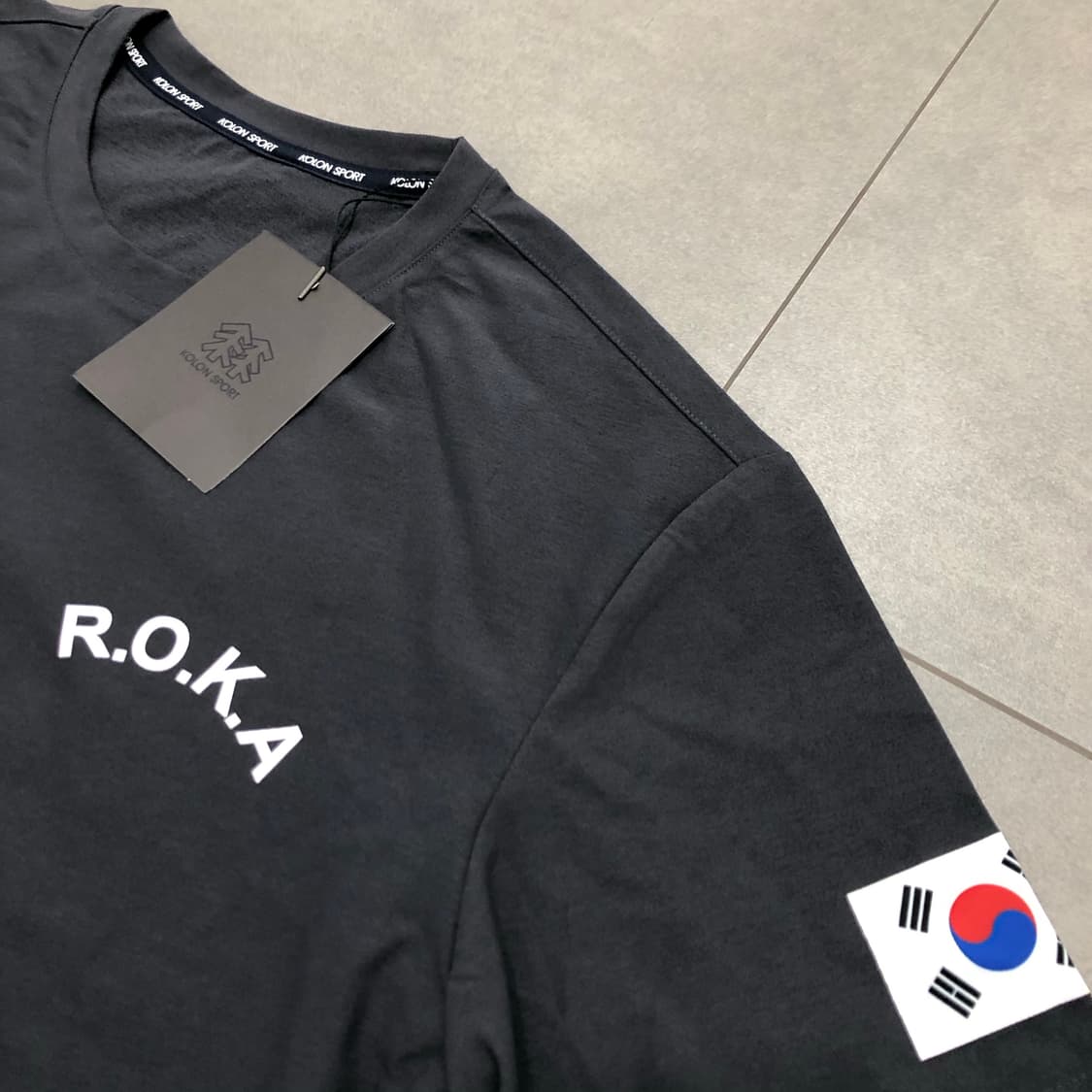 코오롱스포츠 로카 roka 코리아 아미 army 태극기 티셔츠 105 상품이미지2
