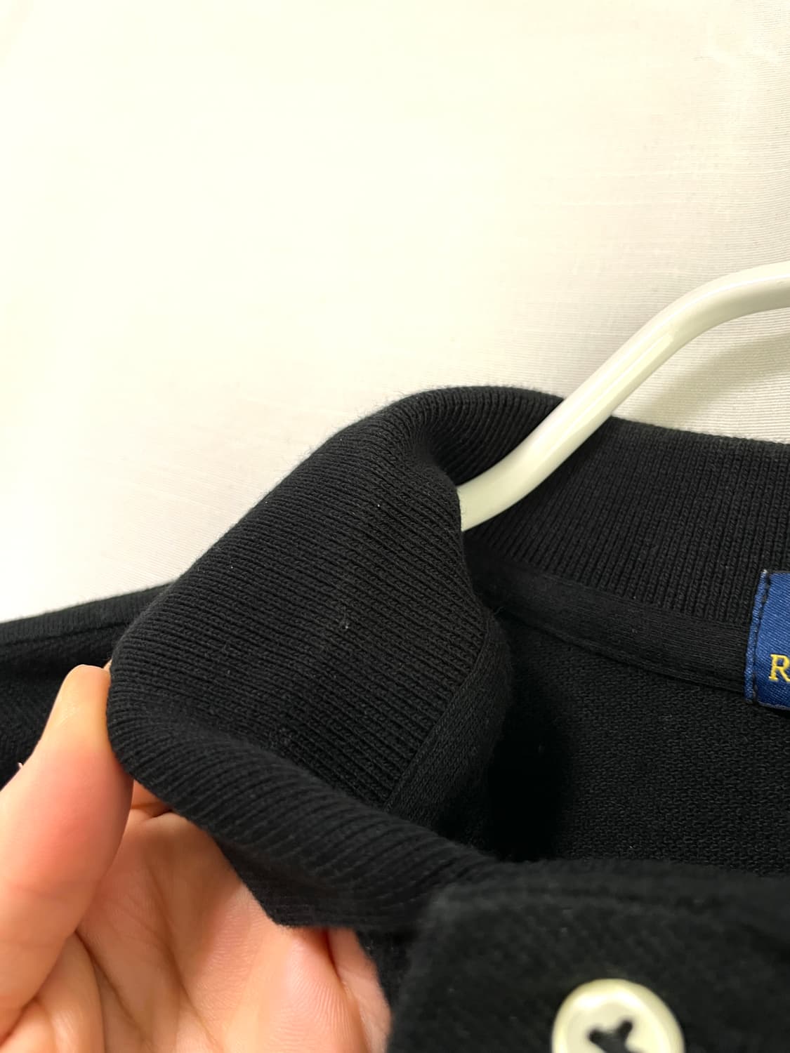 폴로 랄프로렌 남성 클래식핏 피케 반팔 카라티셔츠 S _ 블랙 상품이미지9