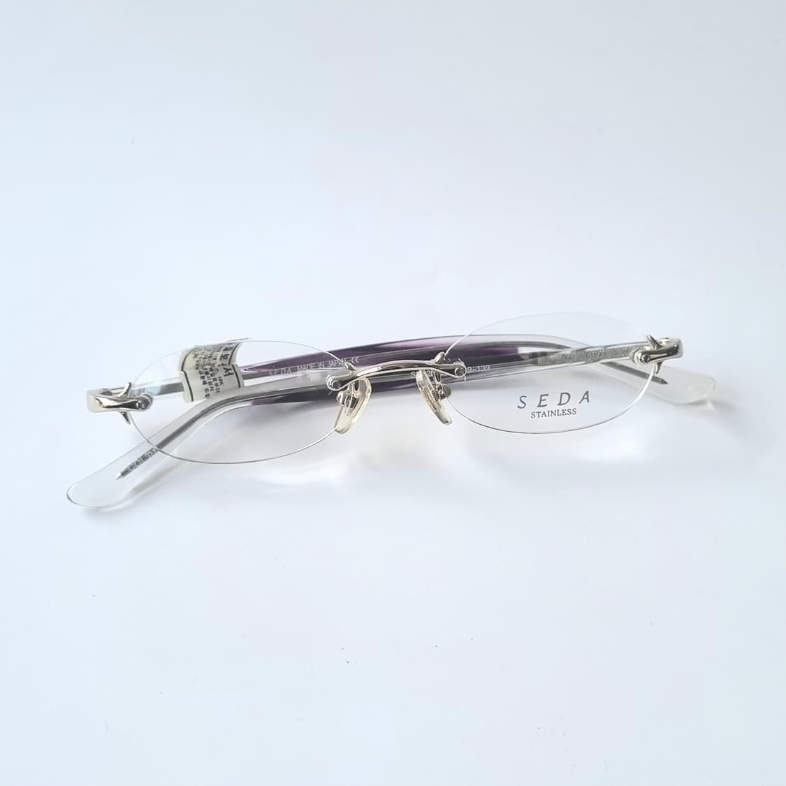 데드스탁 SEDA 일본산 초경량 스테인리스 무테 안경테 563 상품이미지8