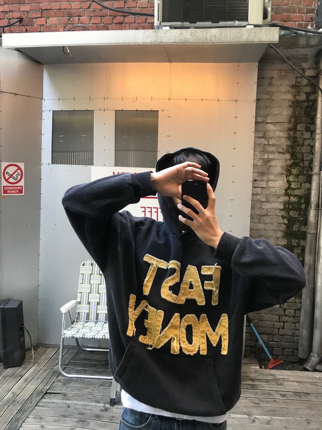 Fastmoney레터링후드티 상품이미지2