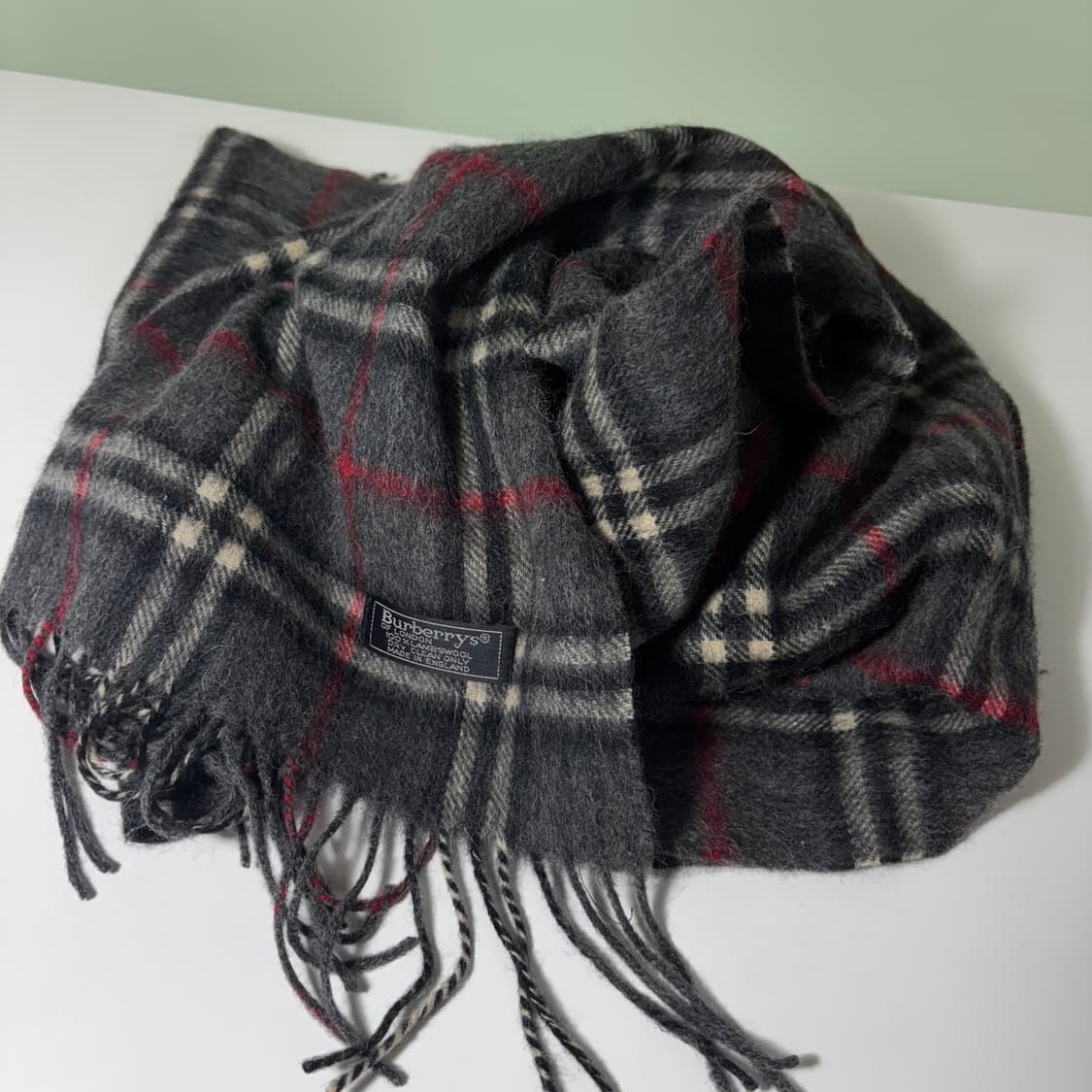 OS 버버리 노바체크 램스울 목도리 상품이미지1