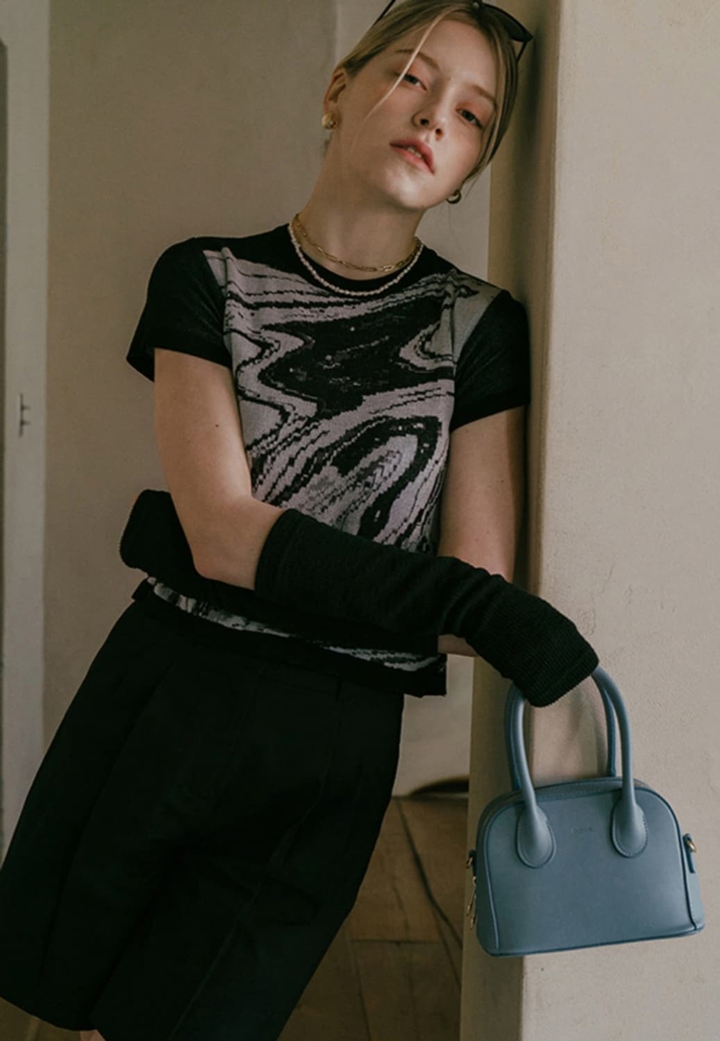 돈키 래빗백 미니 핸드 크로스백 민트 상품이미지4