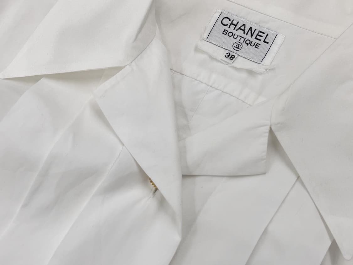 샤넬 부티크 오픈카라 셔츠 상품이미지4