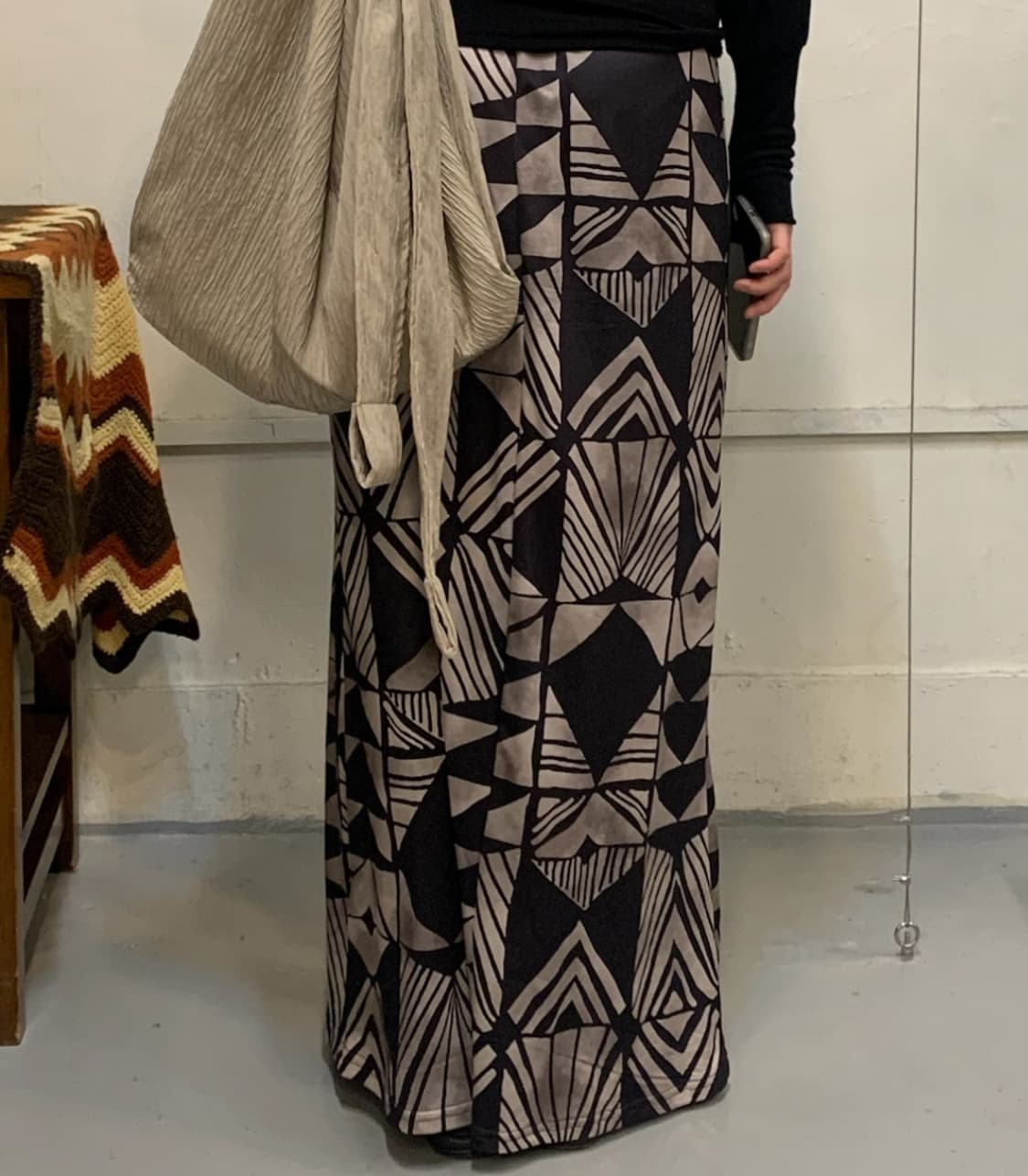 ethnic pattern skirt 상품이미지1