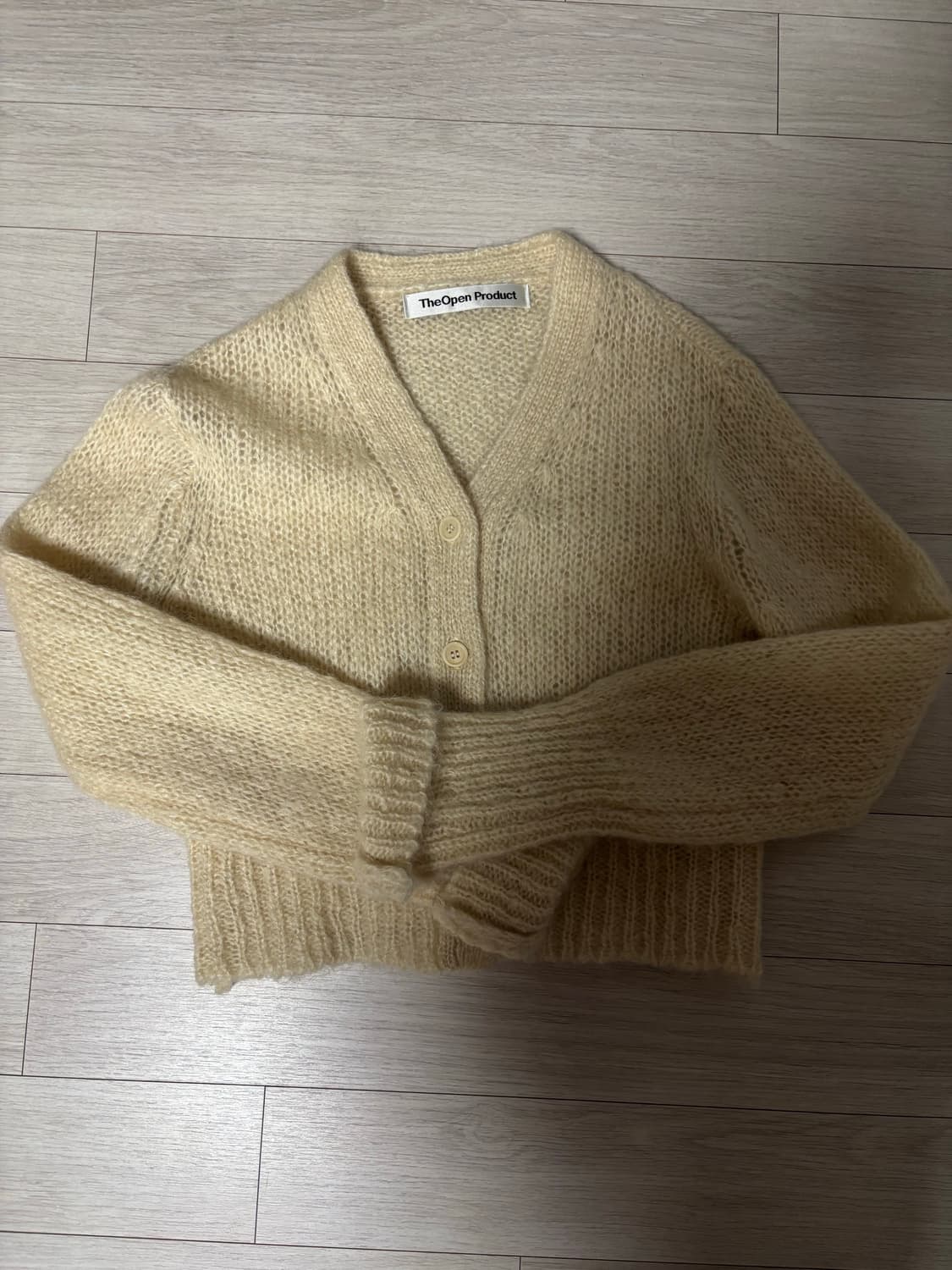 오픈와이와이 앙고라 가디건 상품이미지1