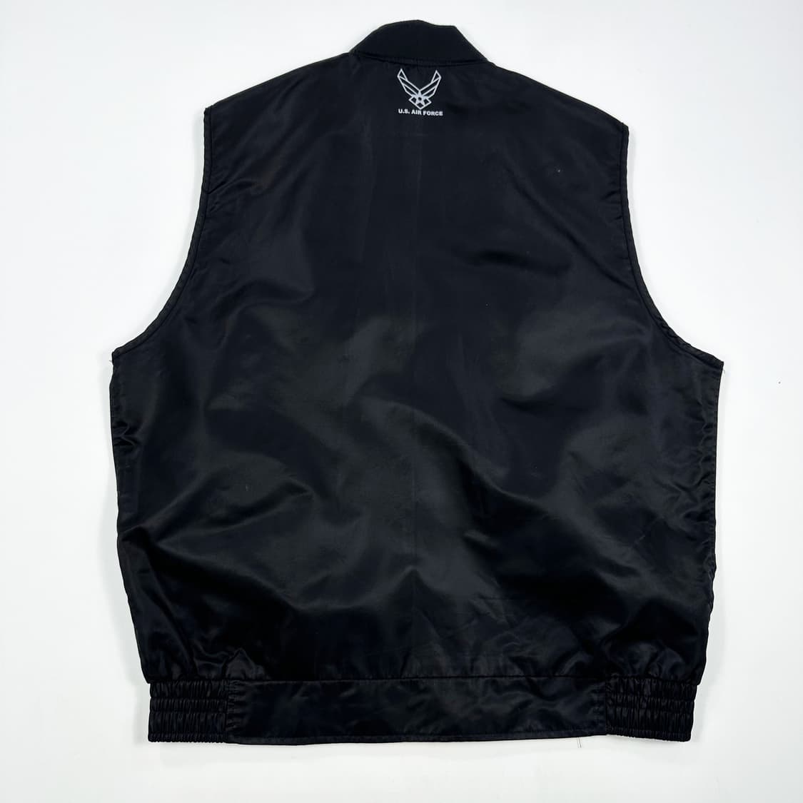 VTG 빈티지 블랙 항공점퍼 베스트 조끼 (3XL) 상품이미지3