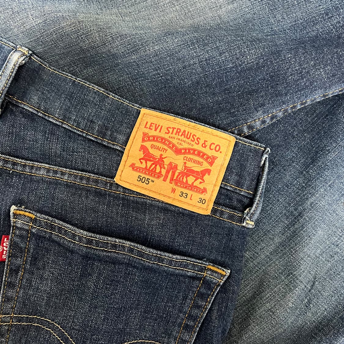 리바이스 505 데님 팬츠 청바지 33 상품이미지4