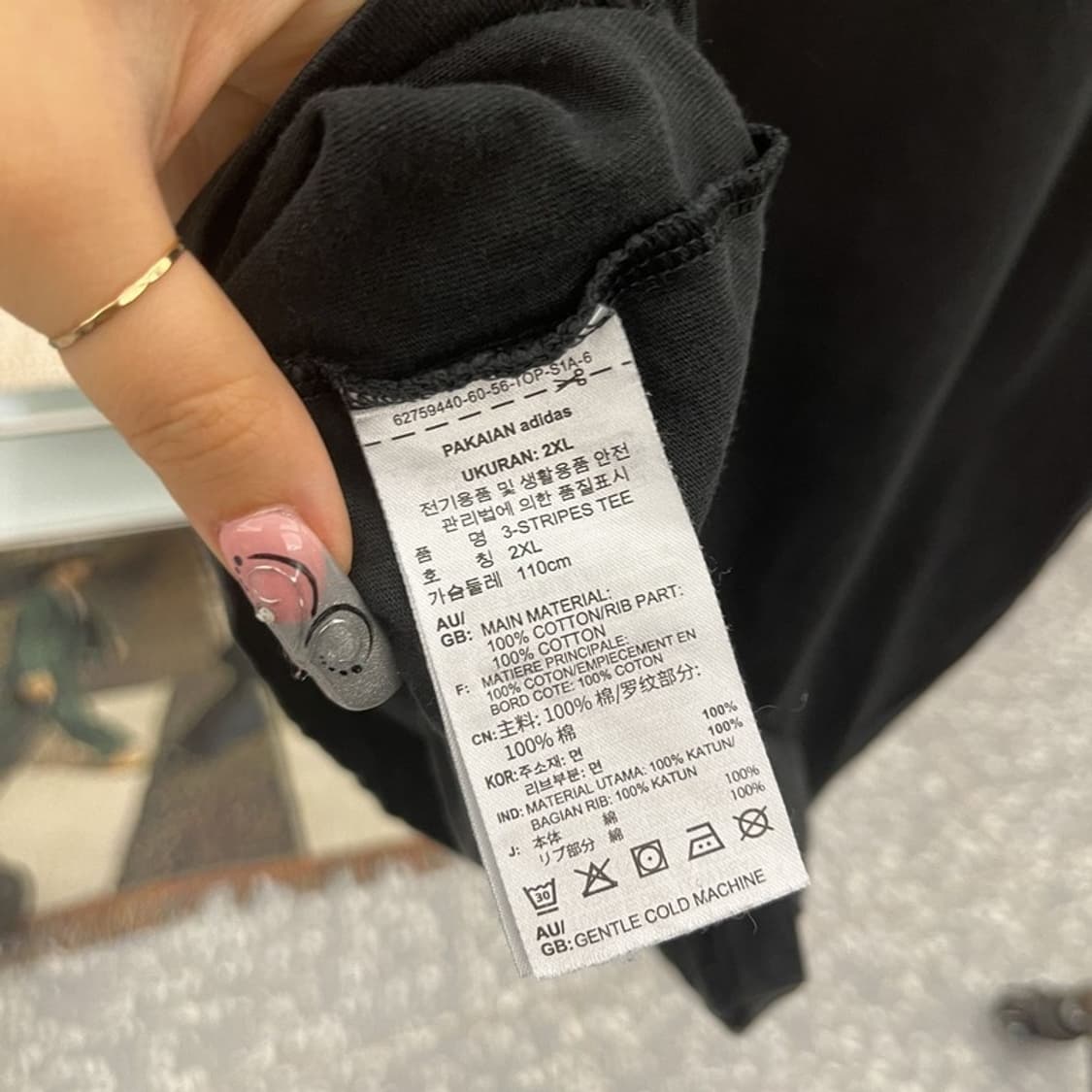 아디다스 캐주얼 빈티지 아디컬러 클래식 3S 반팔티 2XL C12663 상품이미지6