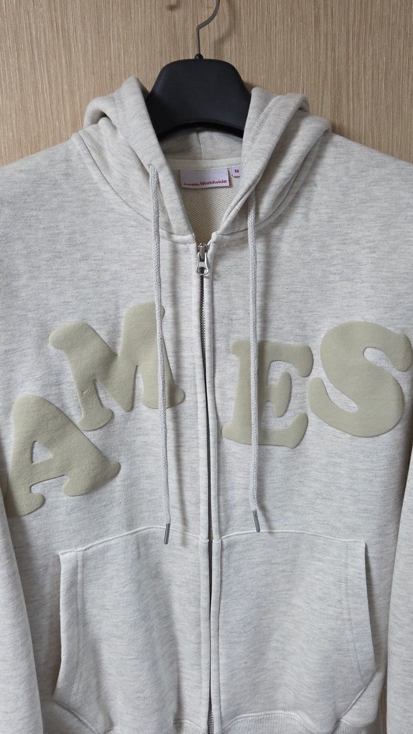 (착샷) 아메스 월드와이드 후드 집업 오트밀 상품이미지3