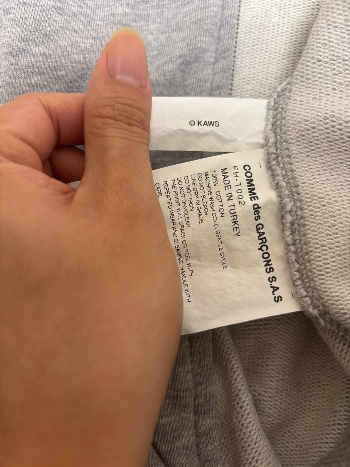 Cdg shirt +Caws 콜라보 봄버 집업 자켓 From EU🇪🇺 상품이미지3