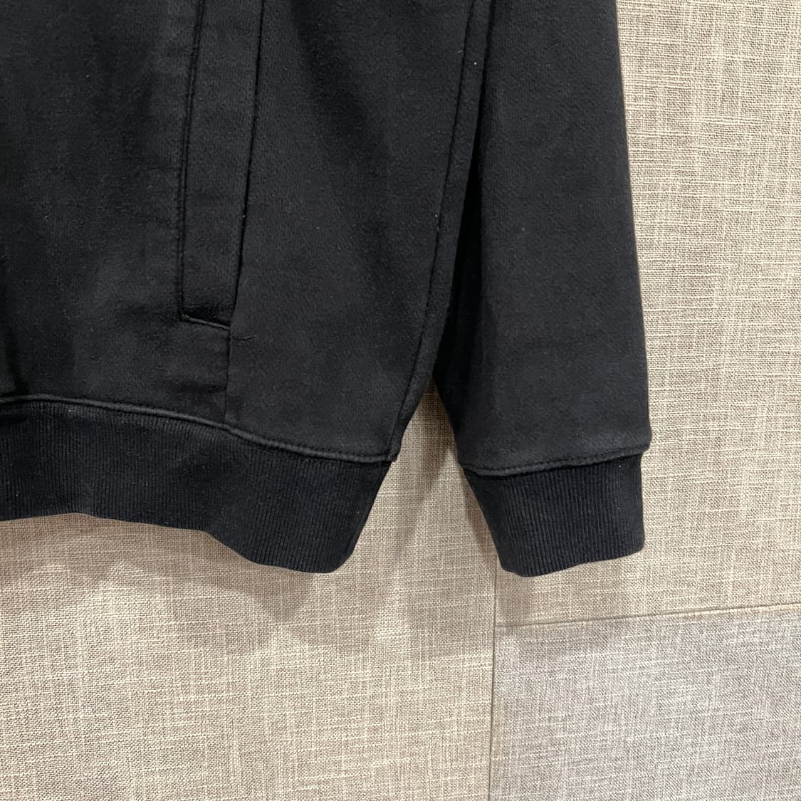 내셔널지오그래픽 빅로고 기모 후드티 L 블랙 상품이미지5