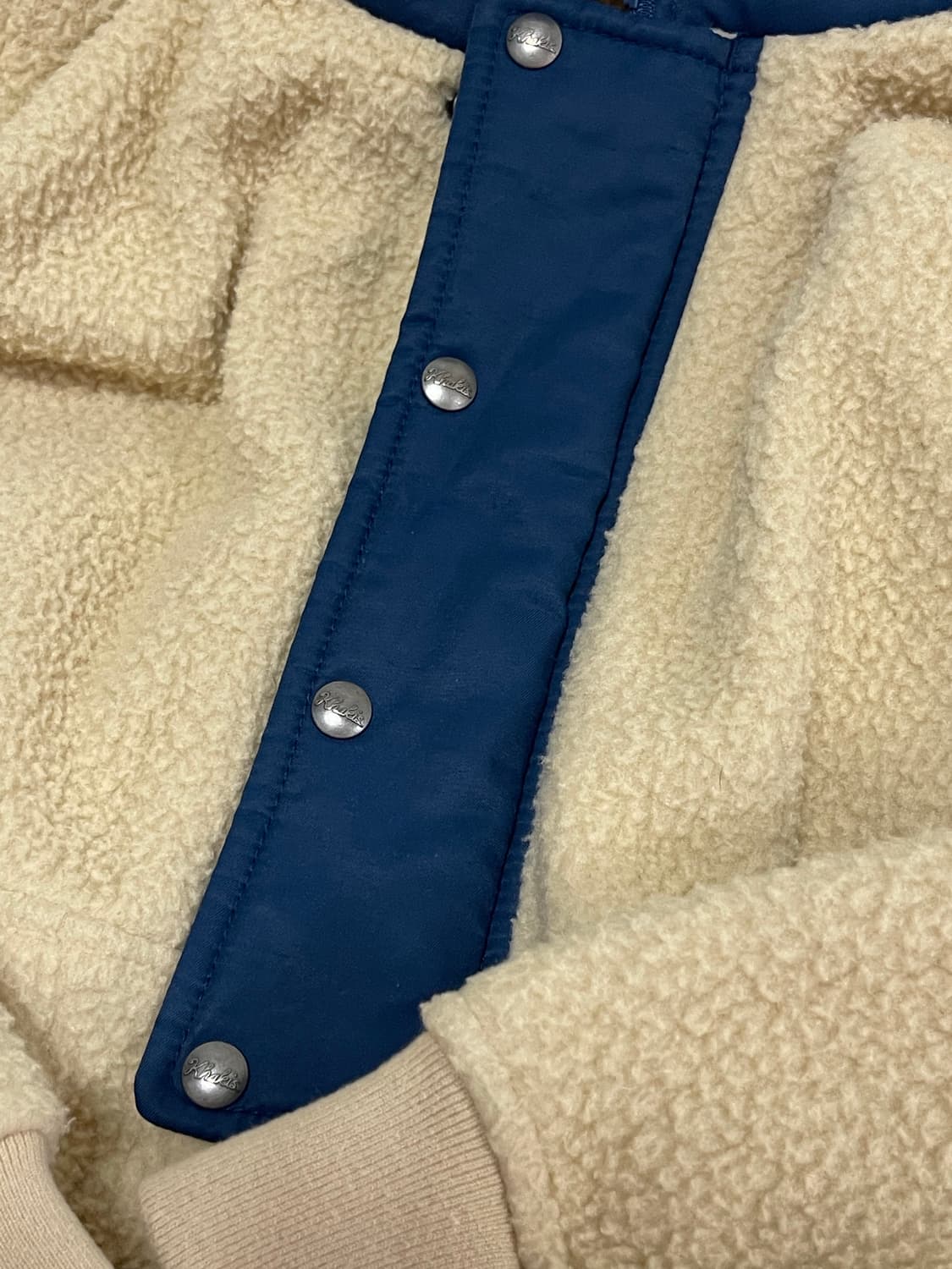 카키스 캠퍼 풀오버 반집업 플리스 상품이미지2