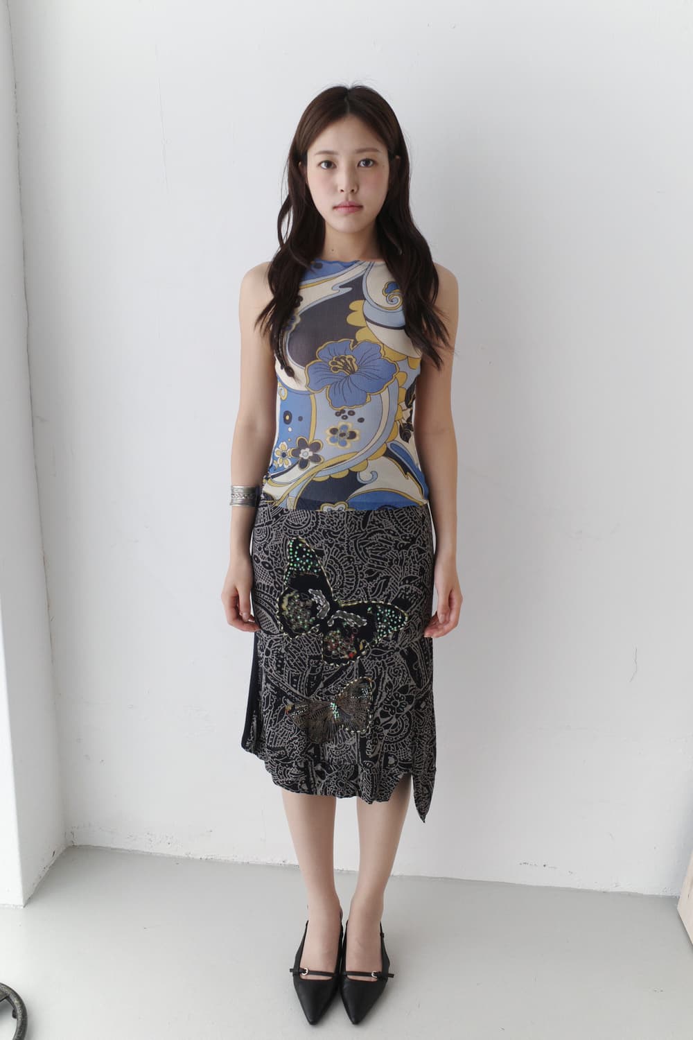 desigual) butterfly beads skirt 상품이미지4