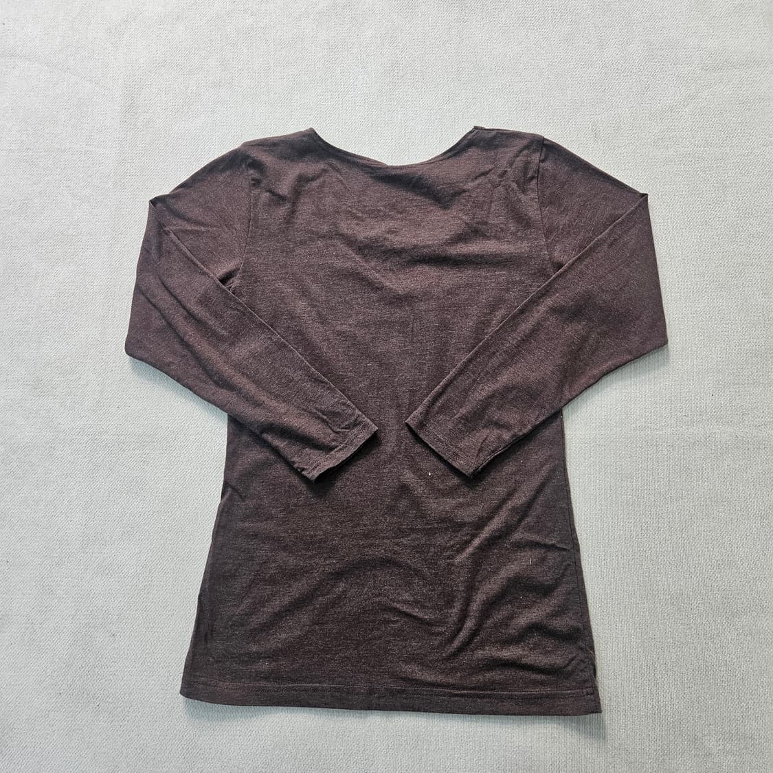 90 빈티지 여성 라운드넥 긴팔티 0403Y 상품이미지2