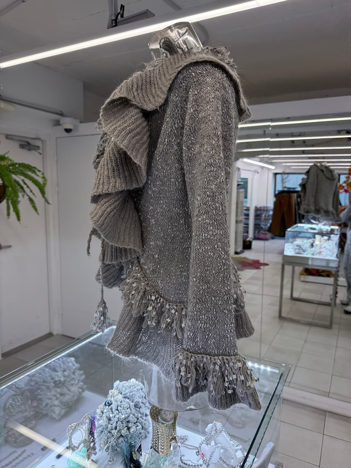 ruffle knit jacket 상품이미지2