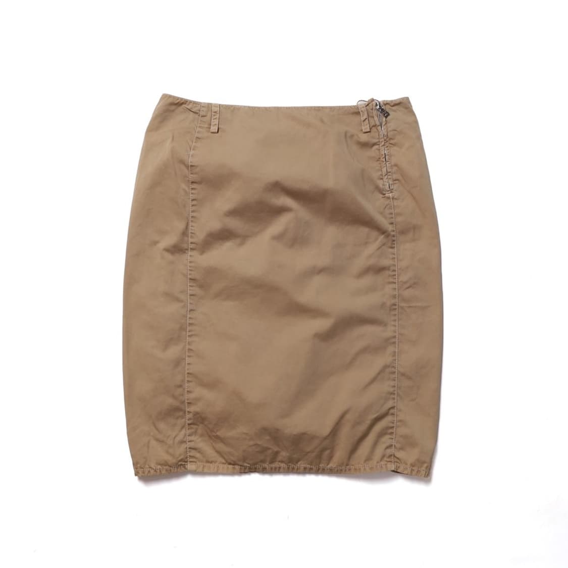 프라다 PRADA Poly Mid Skirt   상품이미지5