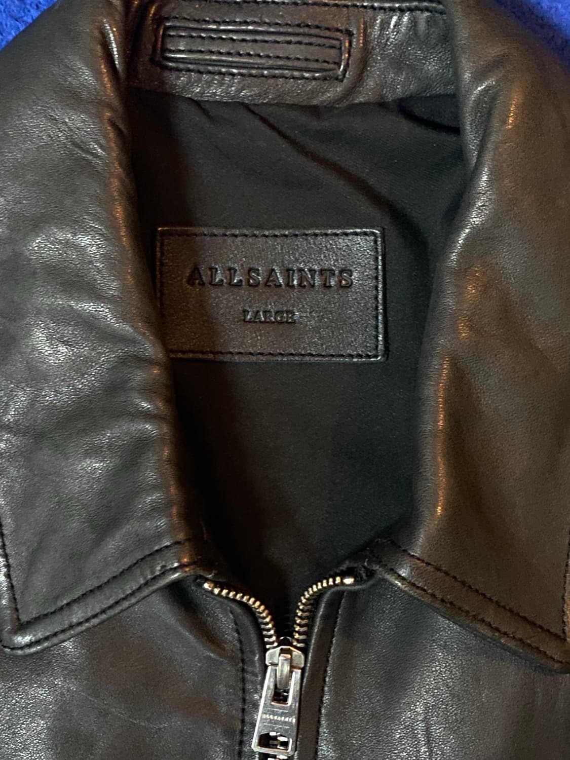 AllSaints 올세인츠 블랙 양가죽 자켓  상품이미지3