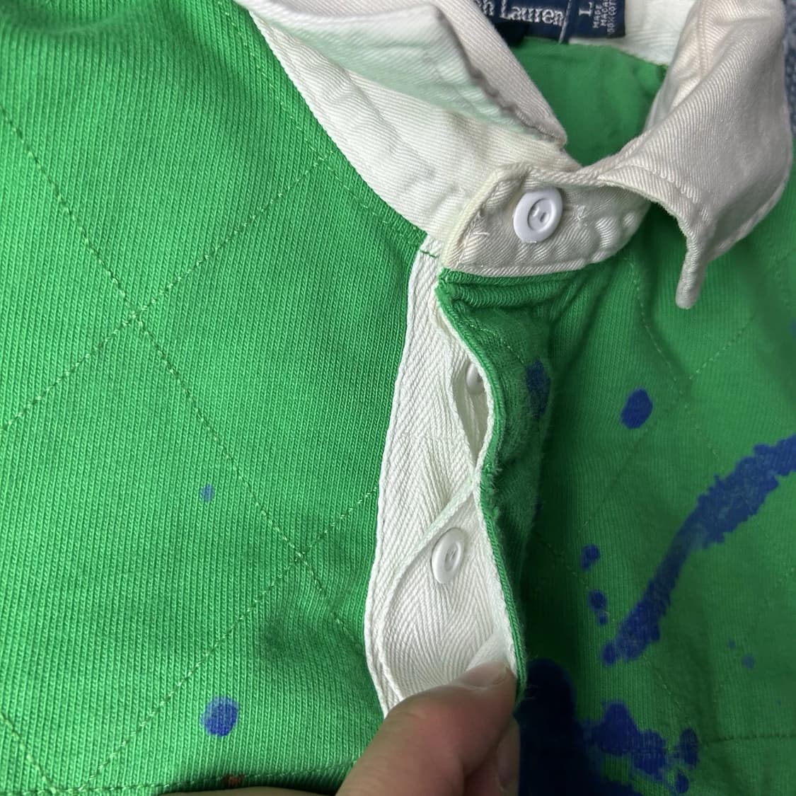 폴로 랄프로렌 빈티지 빅포니 페인팅 럭비 셔츠 상품이미지2
