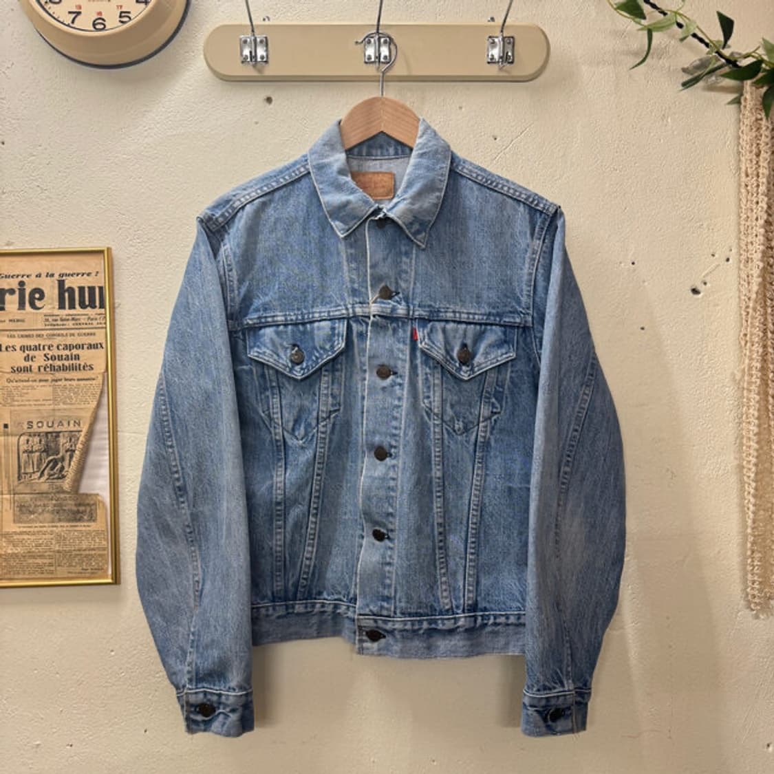 80s Levi's USA Made 70505 Denim Trucker 상품이미지2