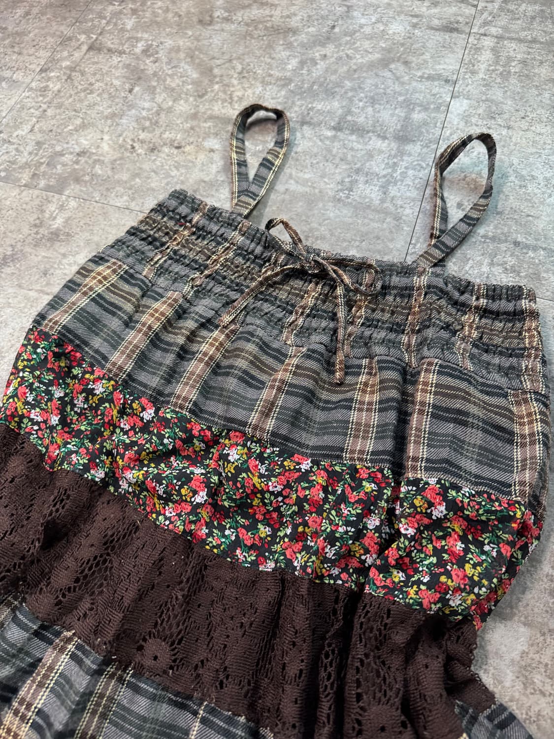 패치 워크 원피스/스커트 상품이미지8