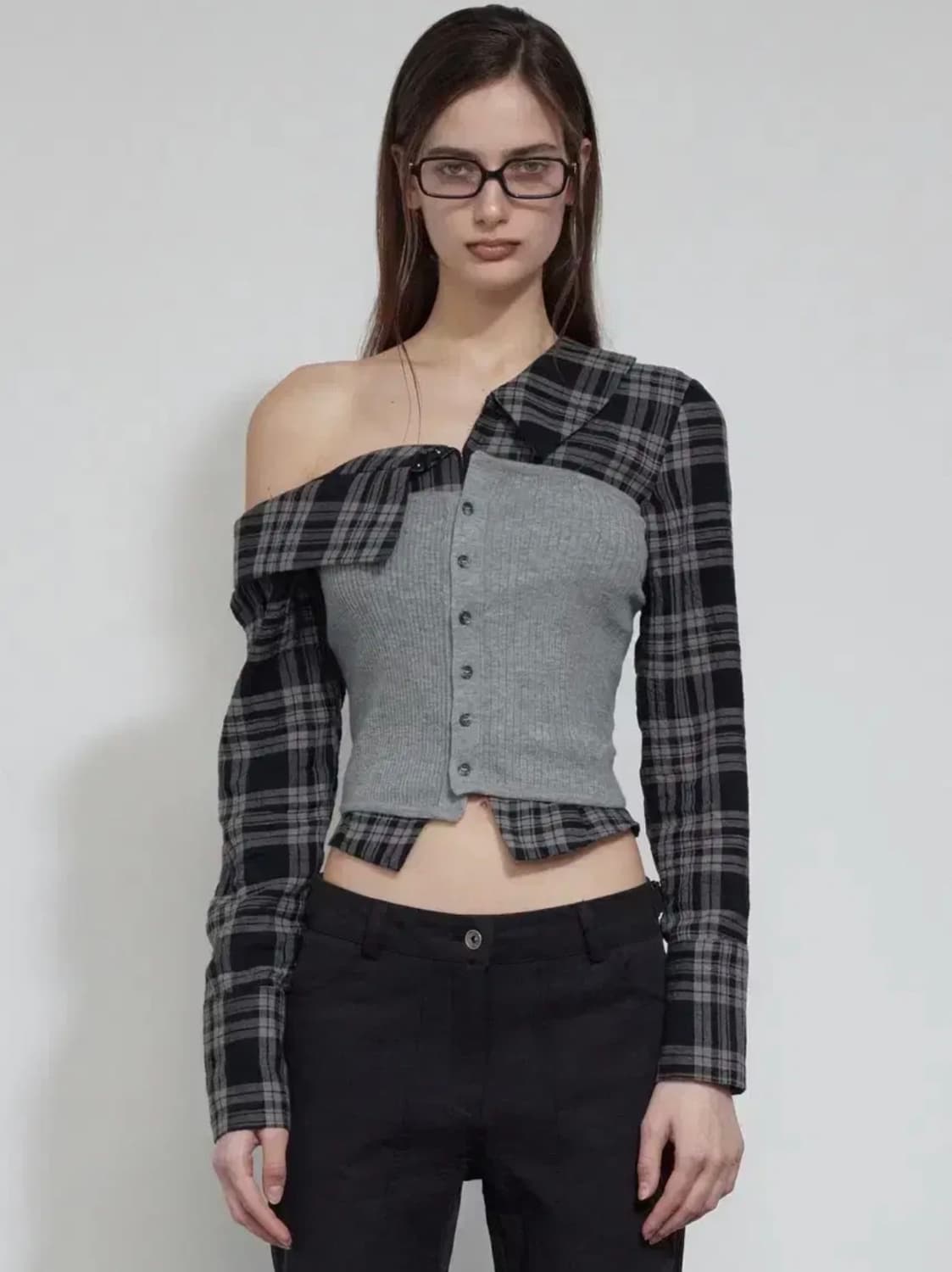 보헤미안서울 button knit bustier 버튼니트 뷔스티에 상품이미지1