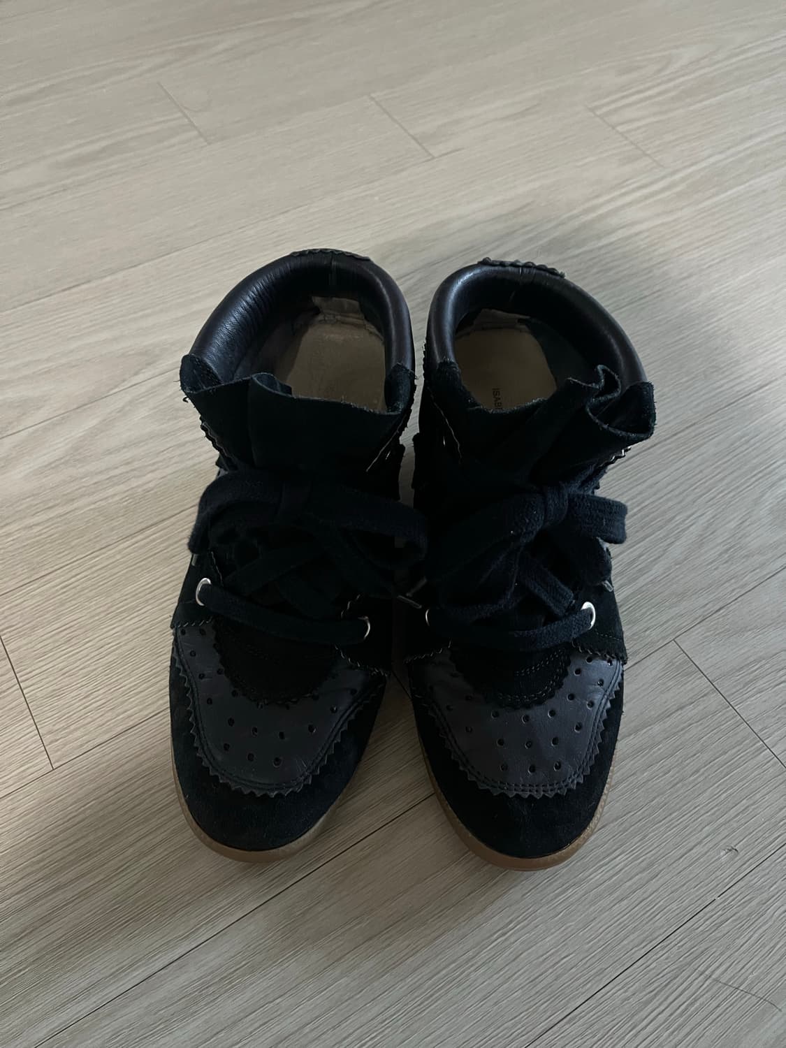 이자벨마랑 스니커즈 바비 가죽 블랙 eu37 235 상품이미지2