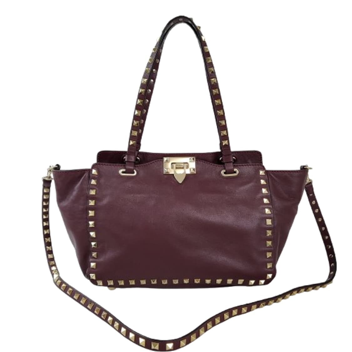 정품 발렌티노 카프스킨 금장 락스터드  2-WAY 상품이미지2