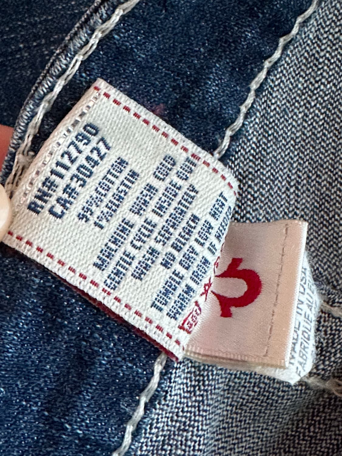 트루릴리전 DISCO BILLY BIG T 로우라이즈 데님팬츠  상품이미지8