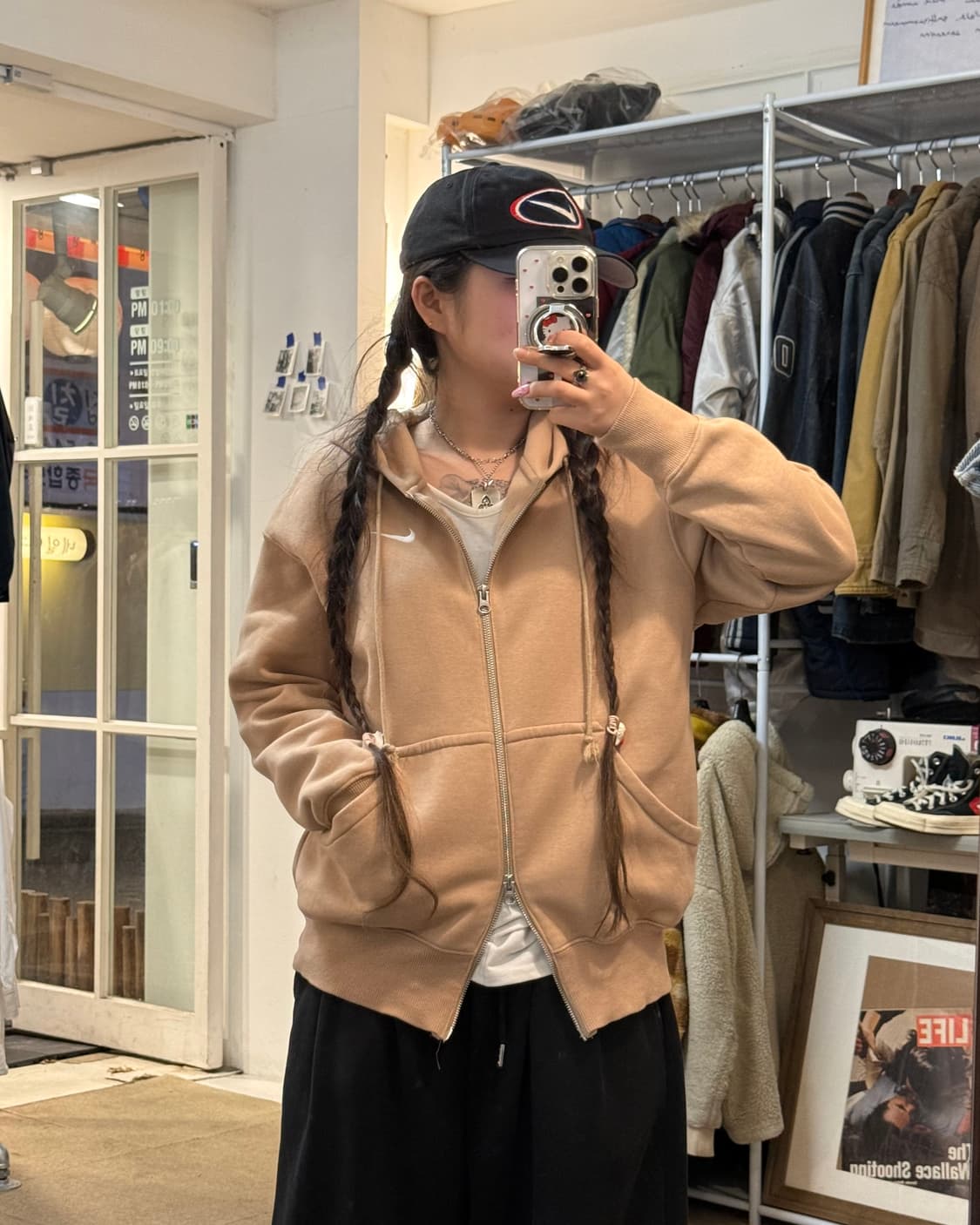 나이키 신형 여성 2way 후드집업 상품이미지1