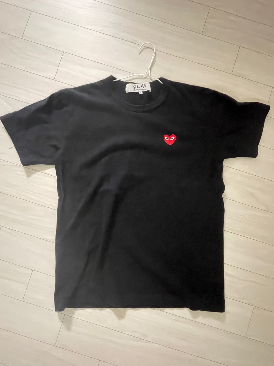 정품)꼼데가르송 반팔티 XL 상품이미지1