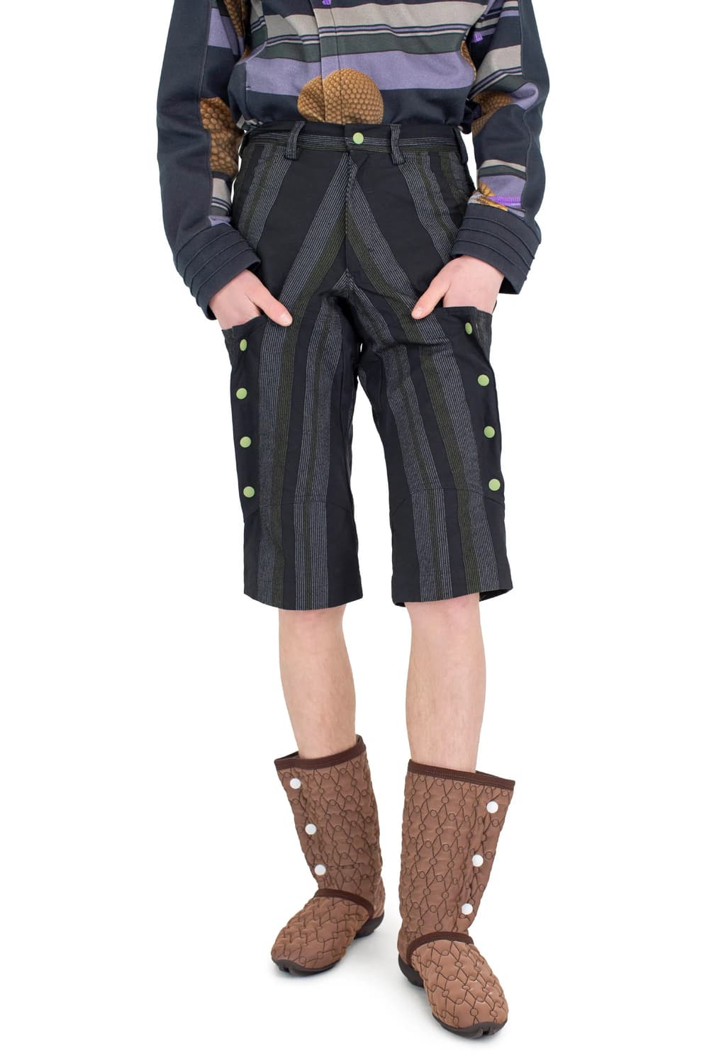 kiko kostadinov inex snap shorts 상품이미지4
