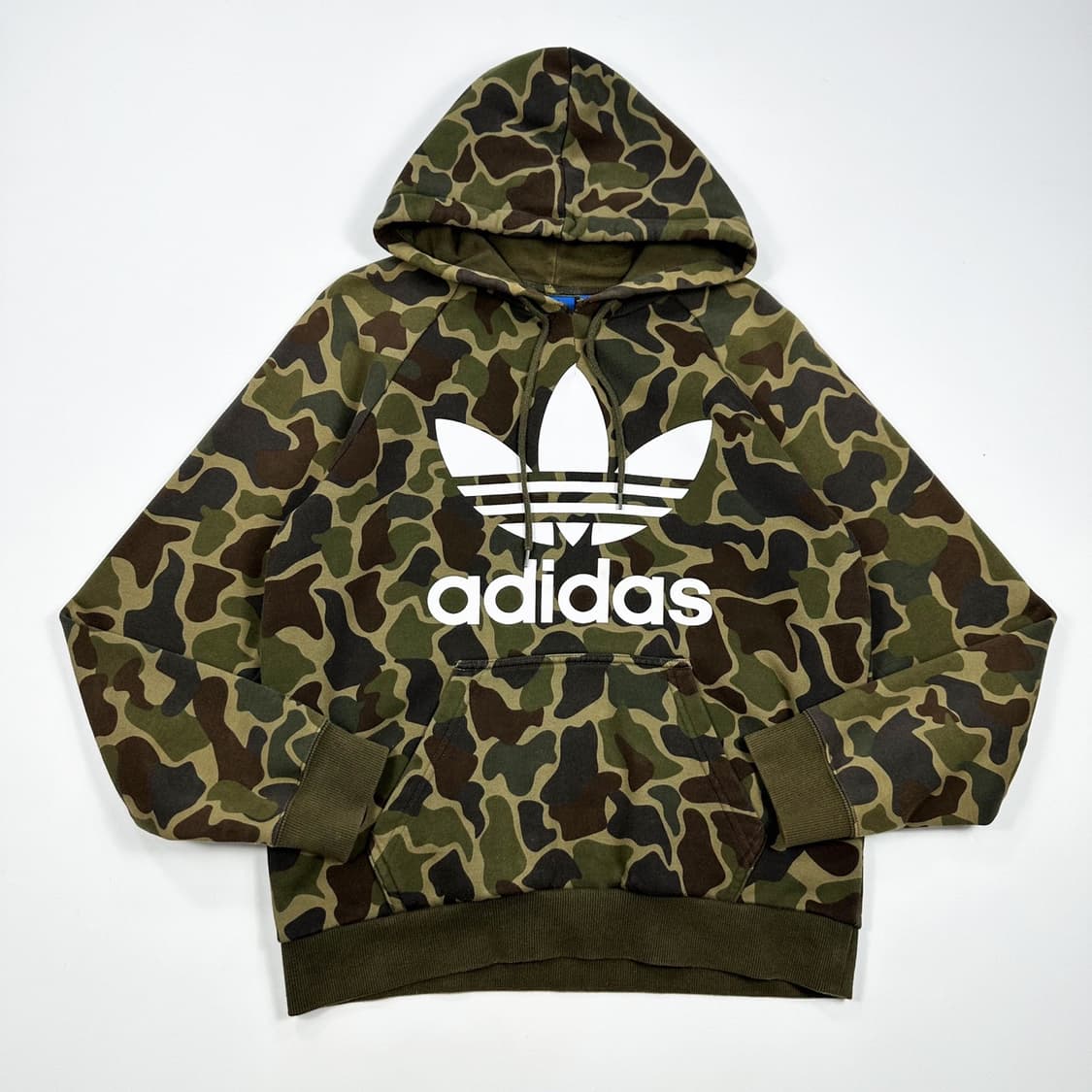 아디다스 트레포일 카모 밀리터리 후드티 (M) 상품이미지2