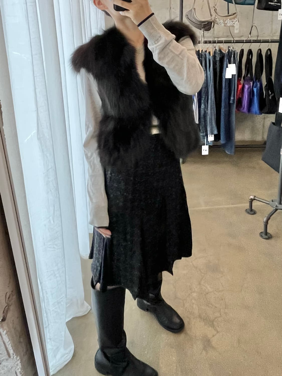 DES PRES 폭스 퍼 베스트 상품이미지5