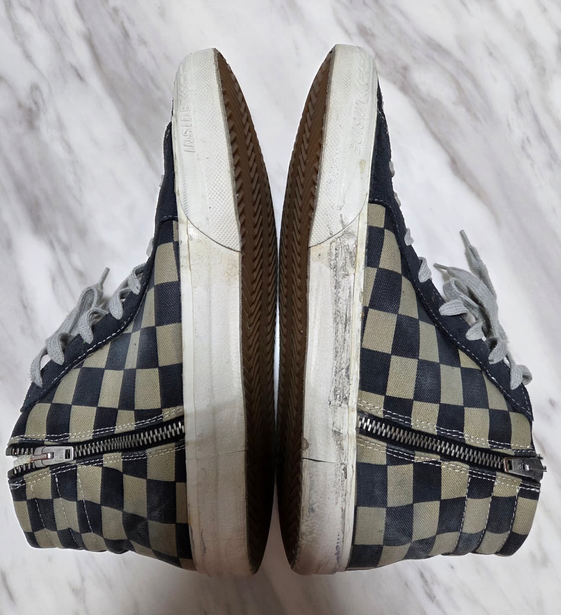 골든구스 슬라이드 체크 하이탑 스니커즈 상품이미지6