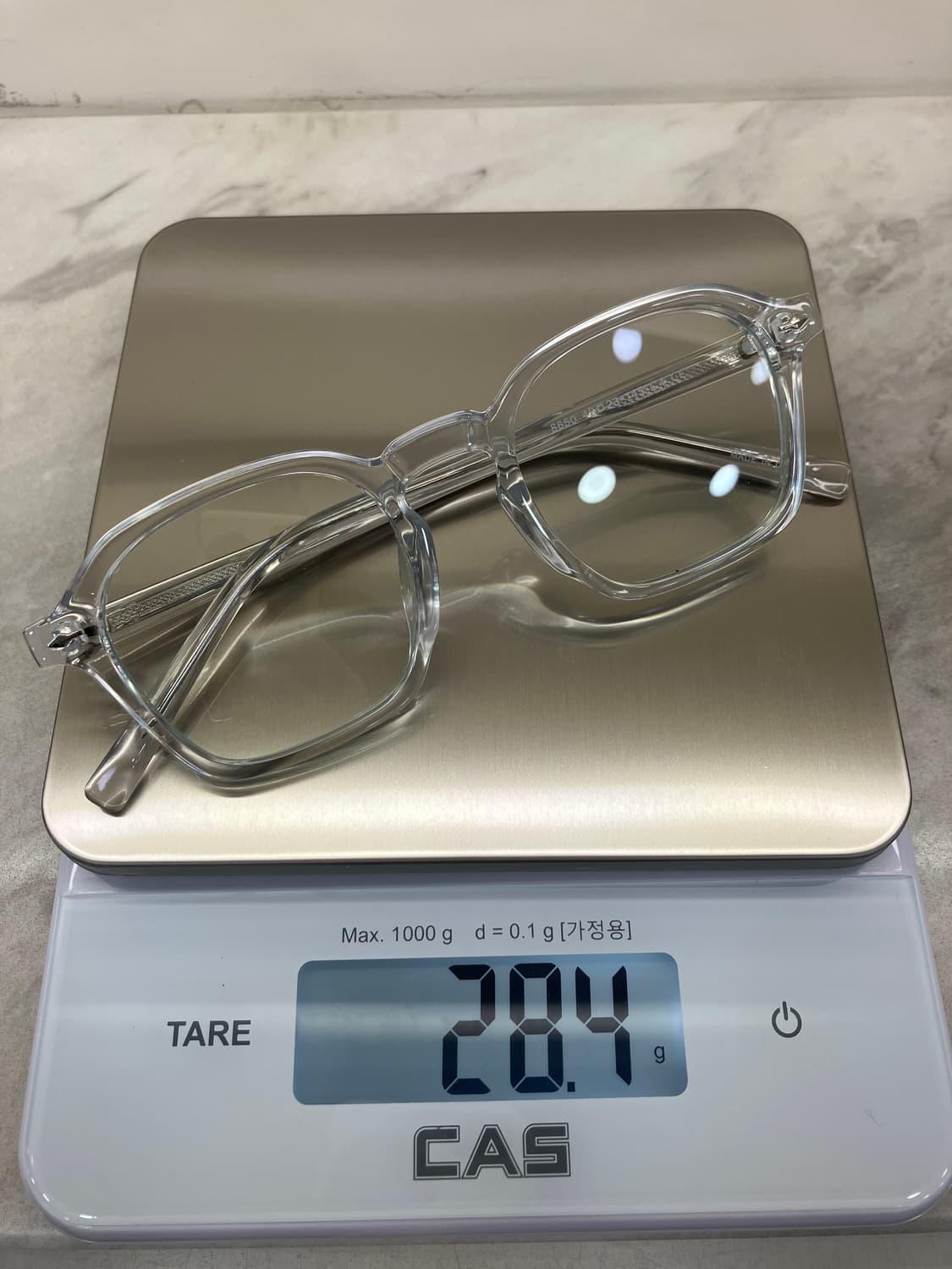 B55 GGS 클리어 웰링턴 뿔테 안경8650 상품이미지9
